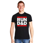 Produktbild Run D&D T-Shirt schwarz für Dungeons & Dragons Fans