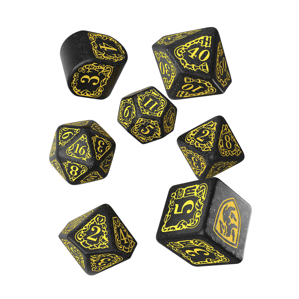 Produktbild Harry Potter - Hufflepuff RPG Würfel Set 7tlg schwarz