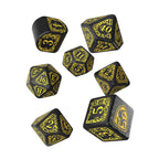 Produktbild Harry Potter - Hufflepuff RPG Würfel Set 7tlg schwarz