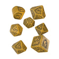 Produktbild Harry Potter - Hufflepuff RPG Würfel Set 7tlg gelb