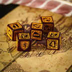 Produktbild Harry Potter - Gryffindor RPG Würfel Set 5tlg mit Würfelbeutel rot