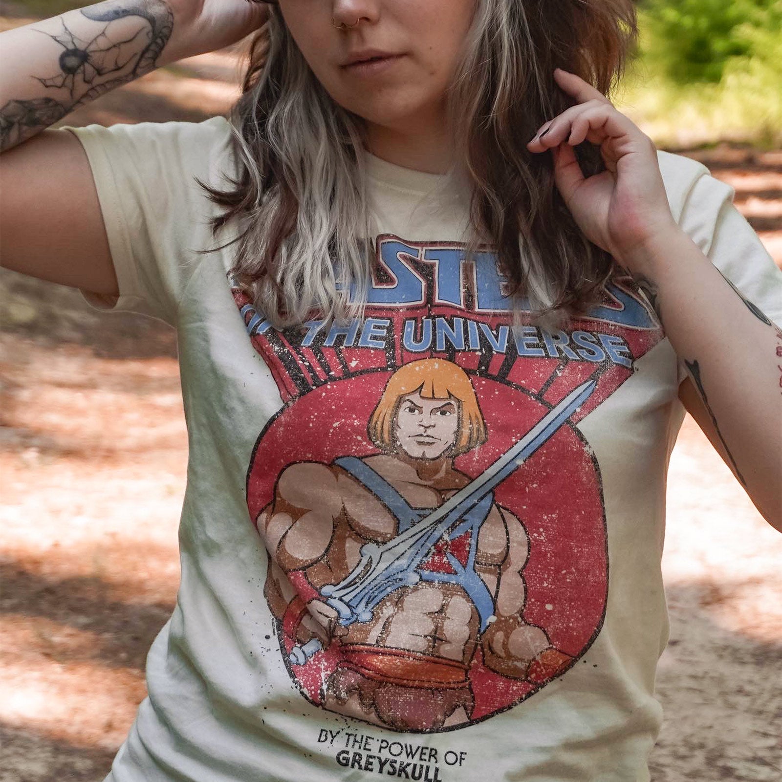 Produktbild Masters of The Universe - He-Man Vintage T-Shirt creme