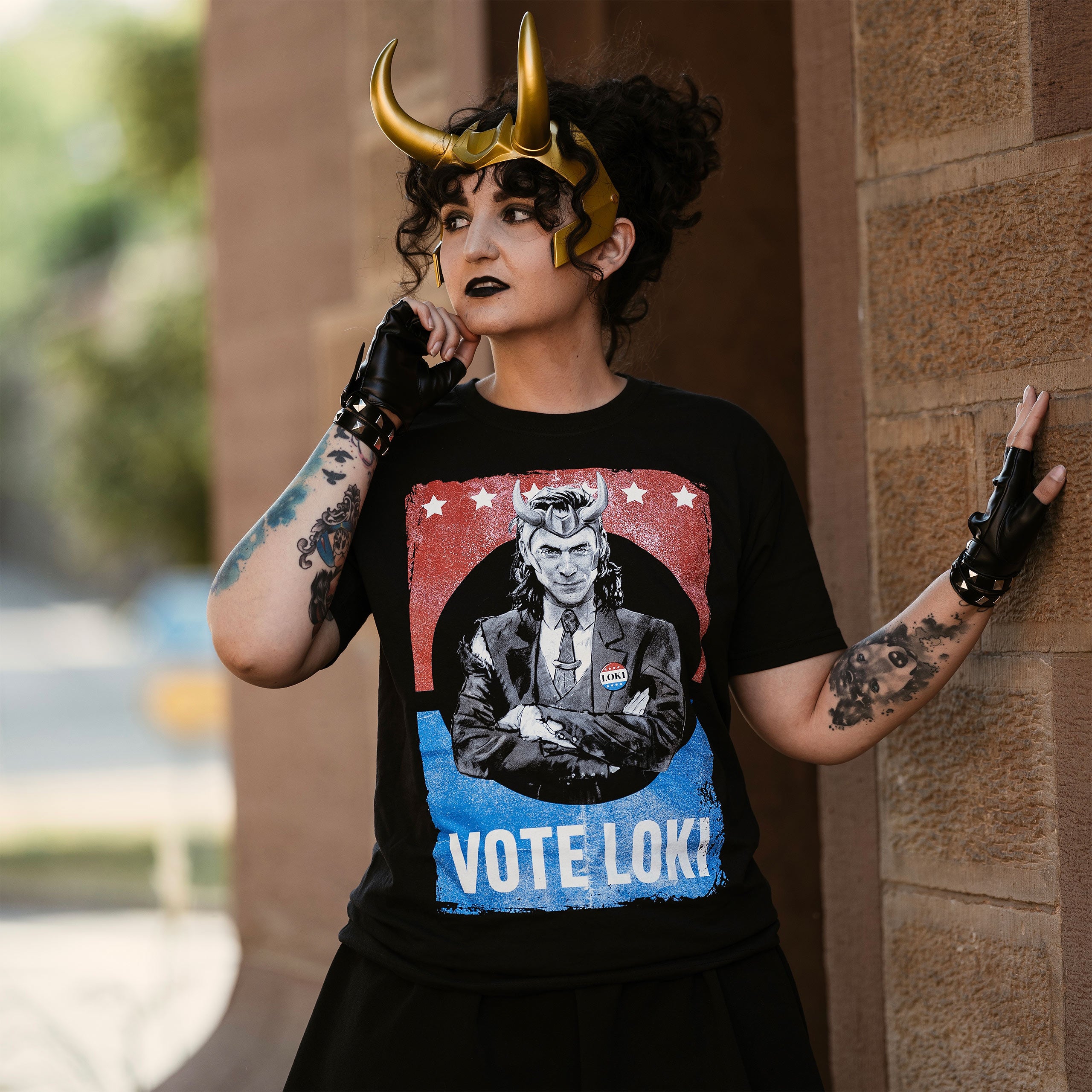 Produktbild Loki - Vote Loki T-Shirt schwarz