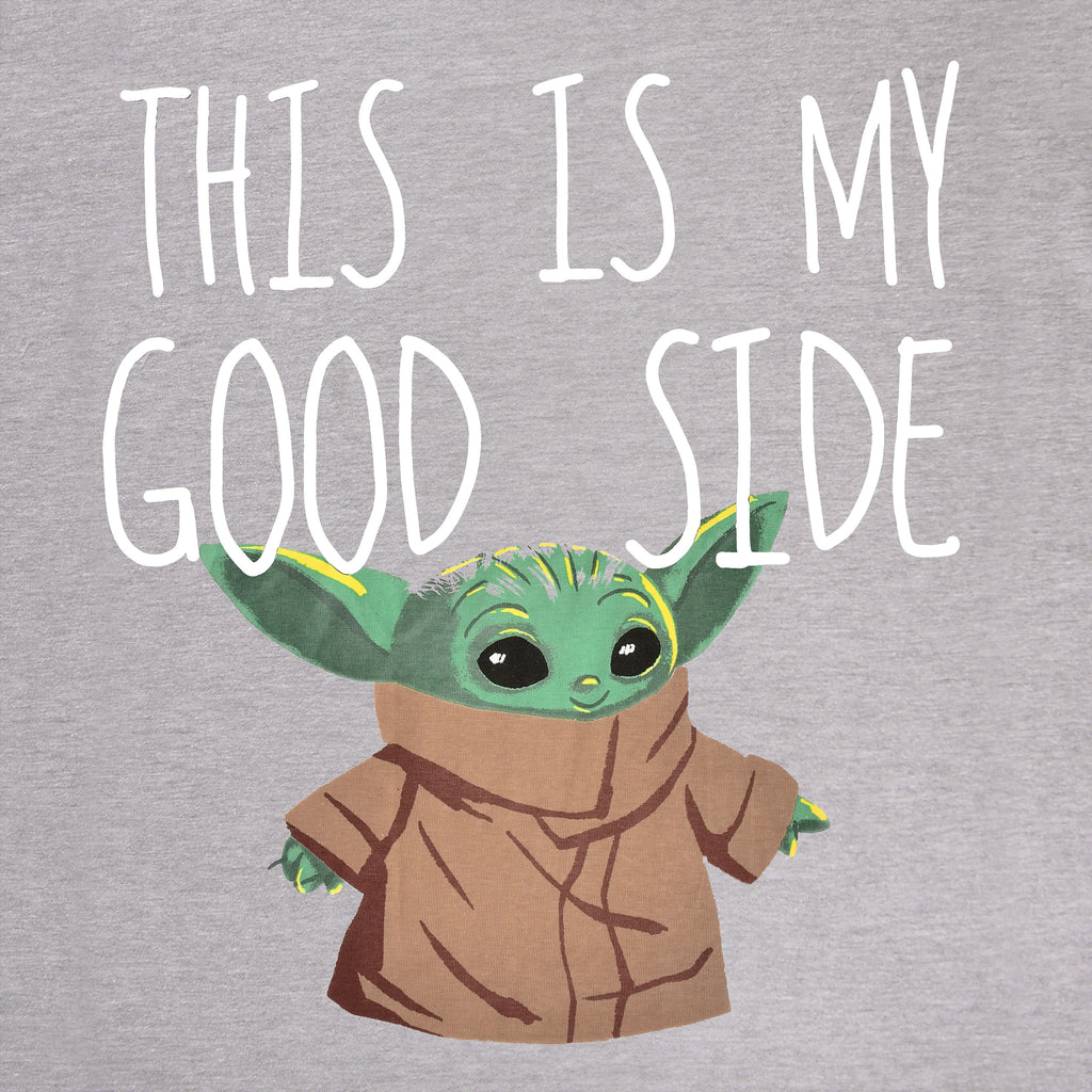 Produktbild Grogu Good Side Oversize T-Shirt weiß - Star Wars The Mandalorian