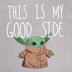 Produktbild Grogu Good Side Oversize T-Shirt weiß - Star Wars The Mandalorian