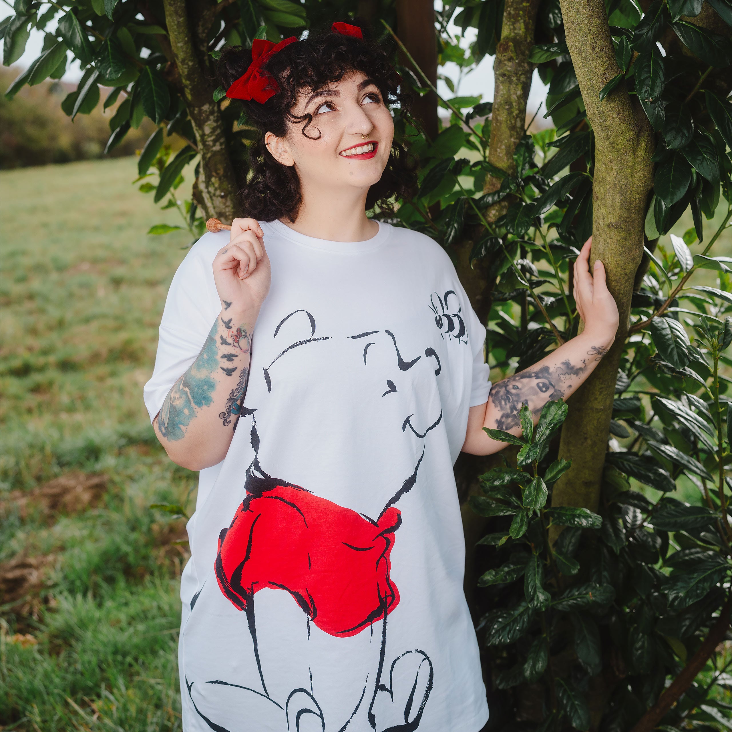 Produktbild Winnie Puuh - Oversize T-Shirt weiß