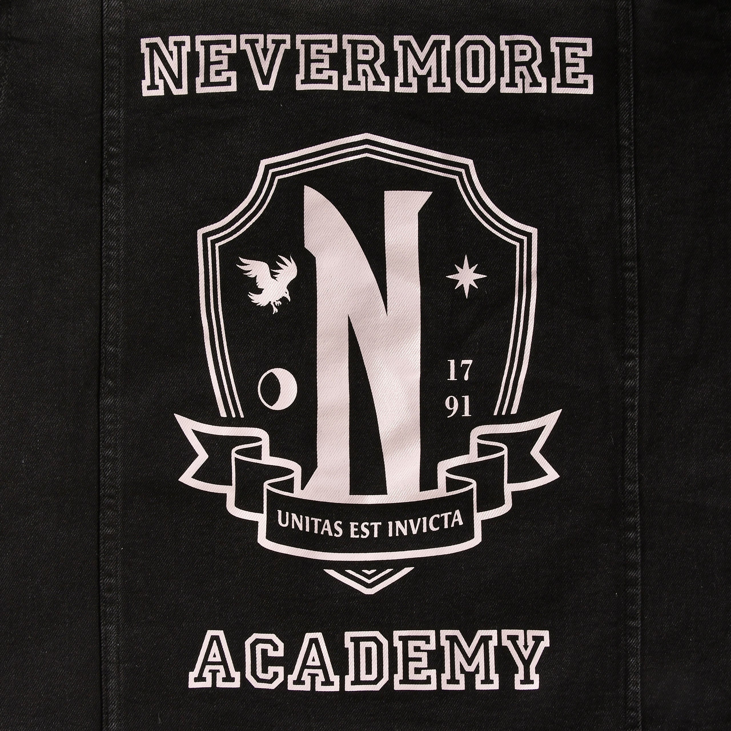 Produktbild Wednesday - Nevermore Academy Jeansjacke schwarz