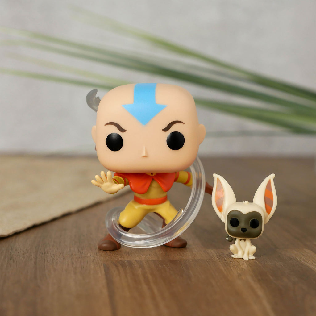 Produktbild Avatar The Last Airbender - Aang mit Momo Funko Pop Figur