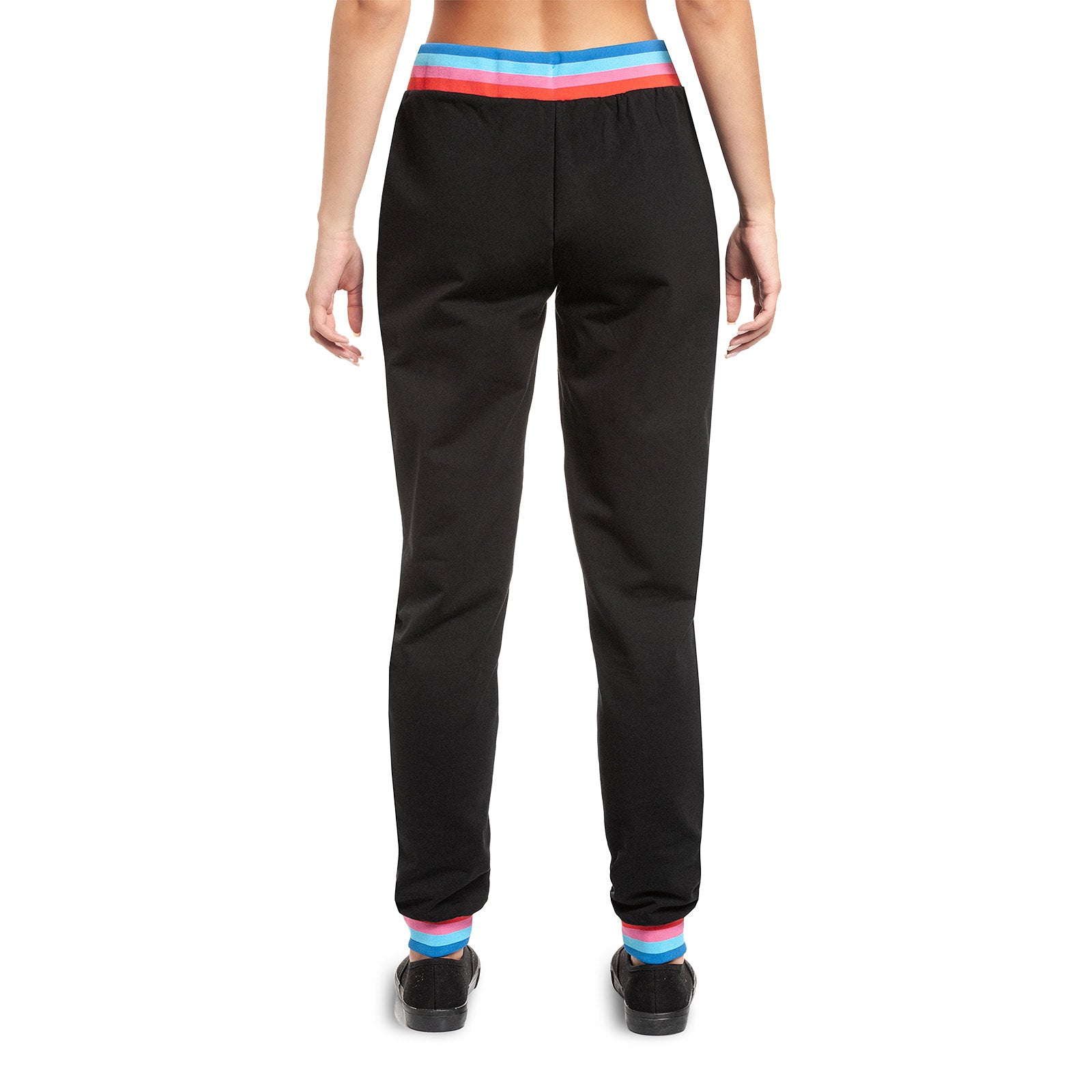 Produktbild Lilo & Stitch - Rainbow Stitch Sweathose Damen schwarz