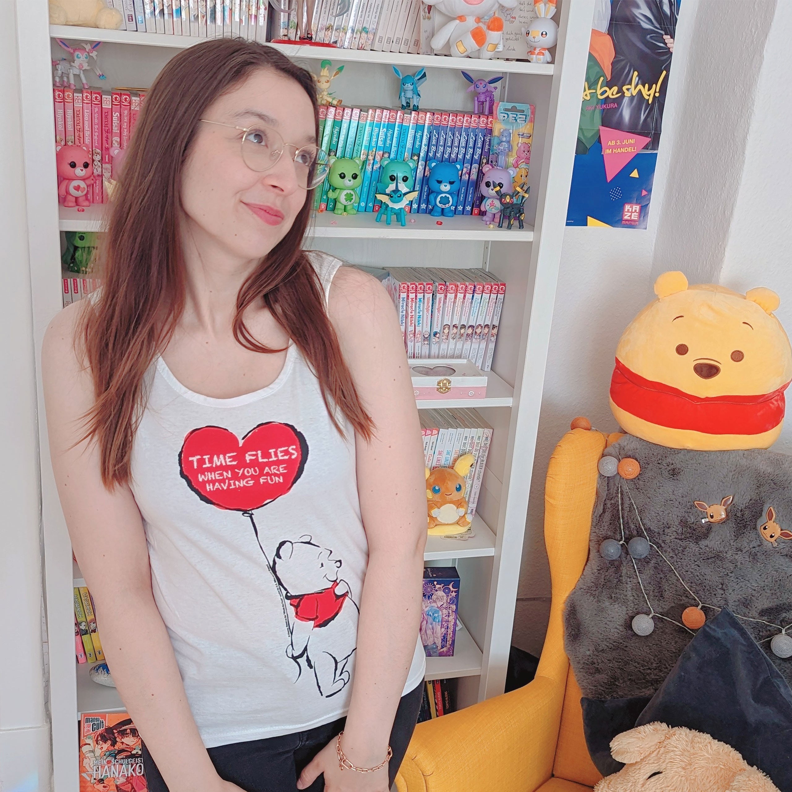 Produktbild Winnie Puuh - Time Flies Tank Top Damen weiß