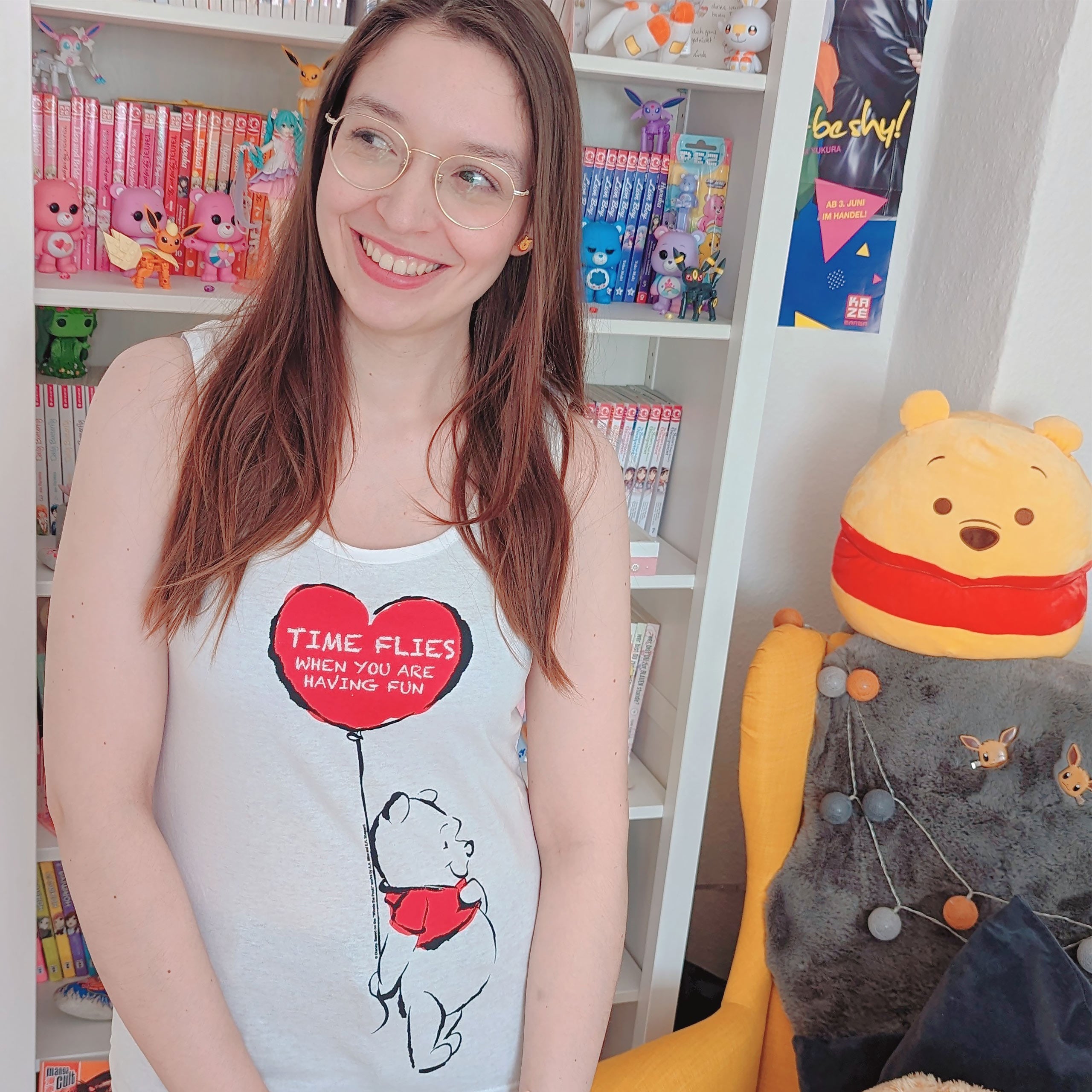 Produktbild Winnie Puuh - Time Flies Tank Top Damen weiß