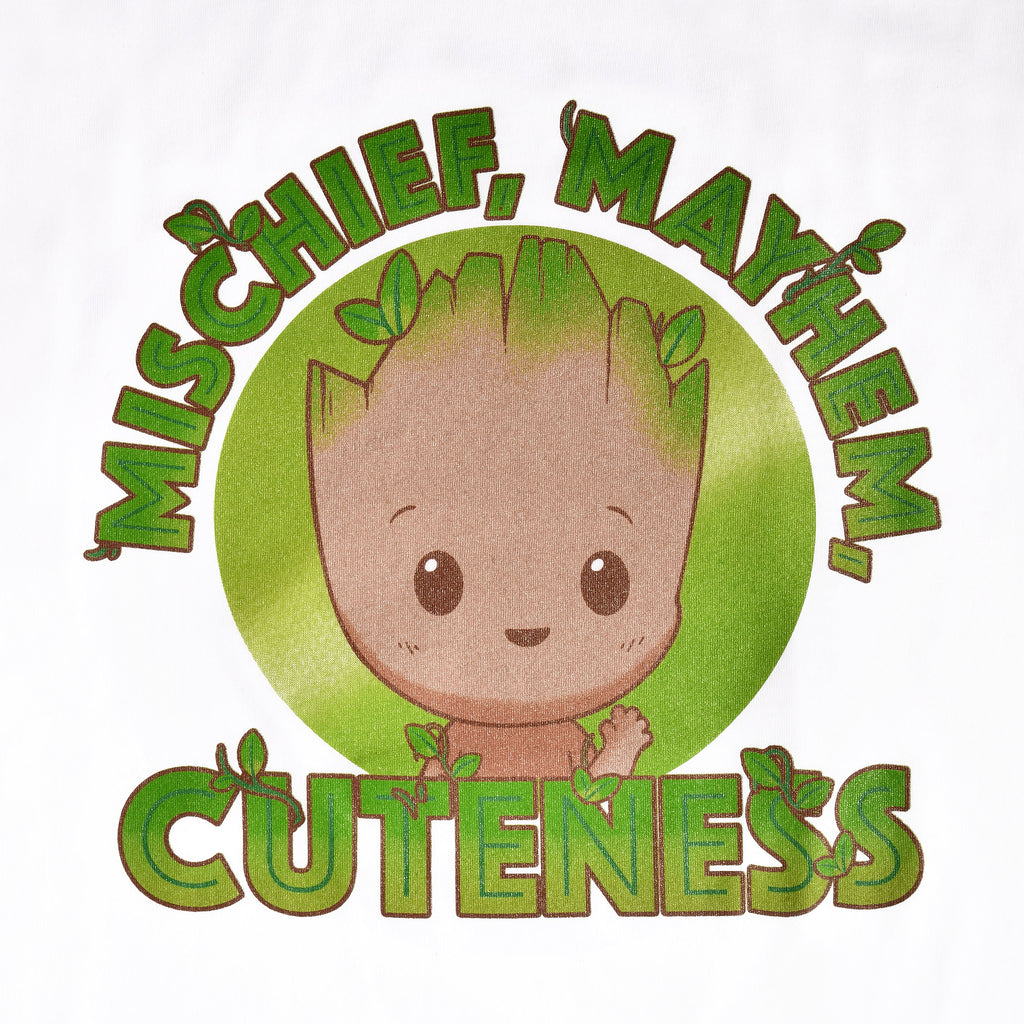 Produktbild Guardians of the Galaxy - Groot Cuteness T-Shirt Damen Loose Fit weiß