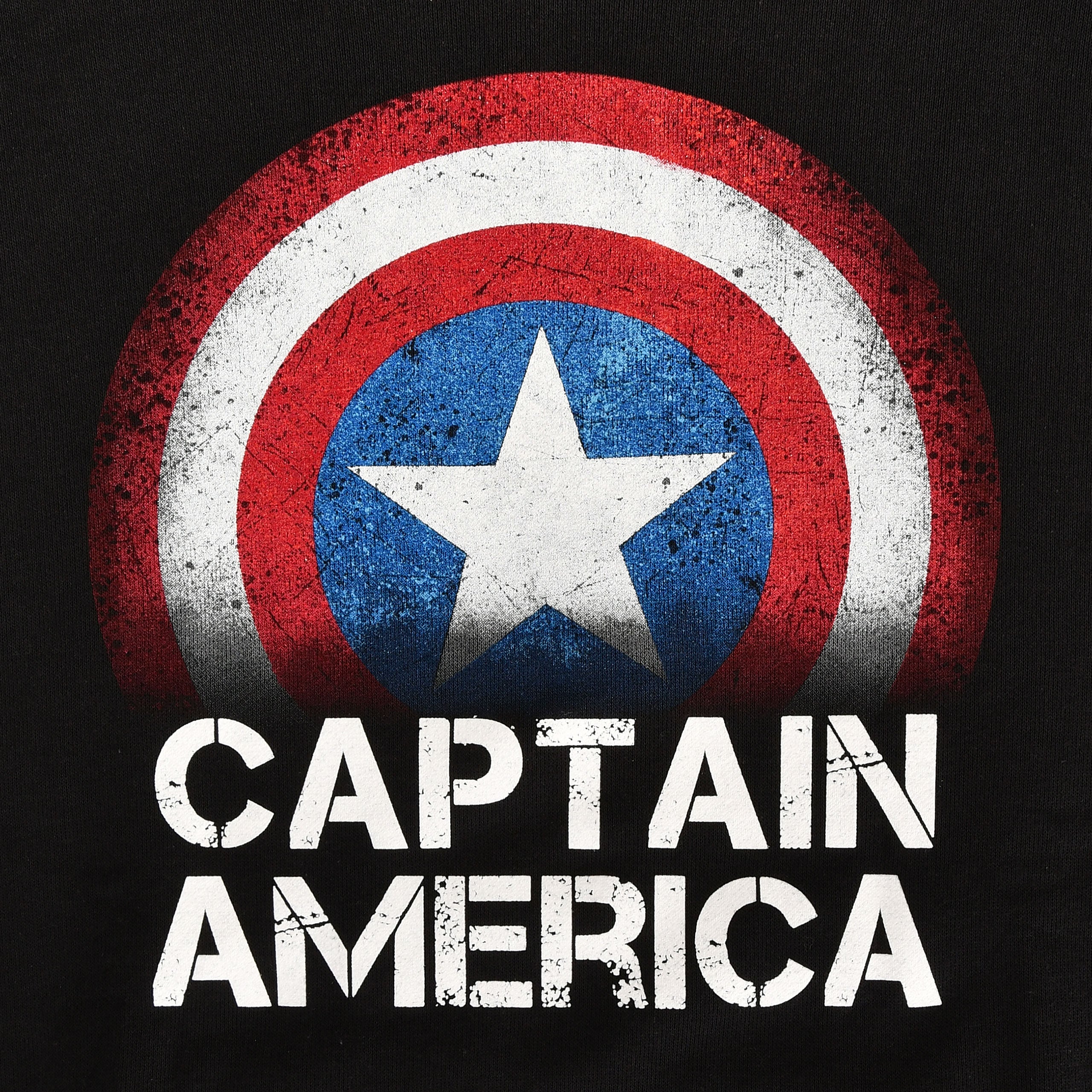 Produktbild Captain America - Shield Hoodie schwarz