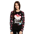Produktbild Alice im Wunderland - Time for Tea Longsleeve Damen schwarz