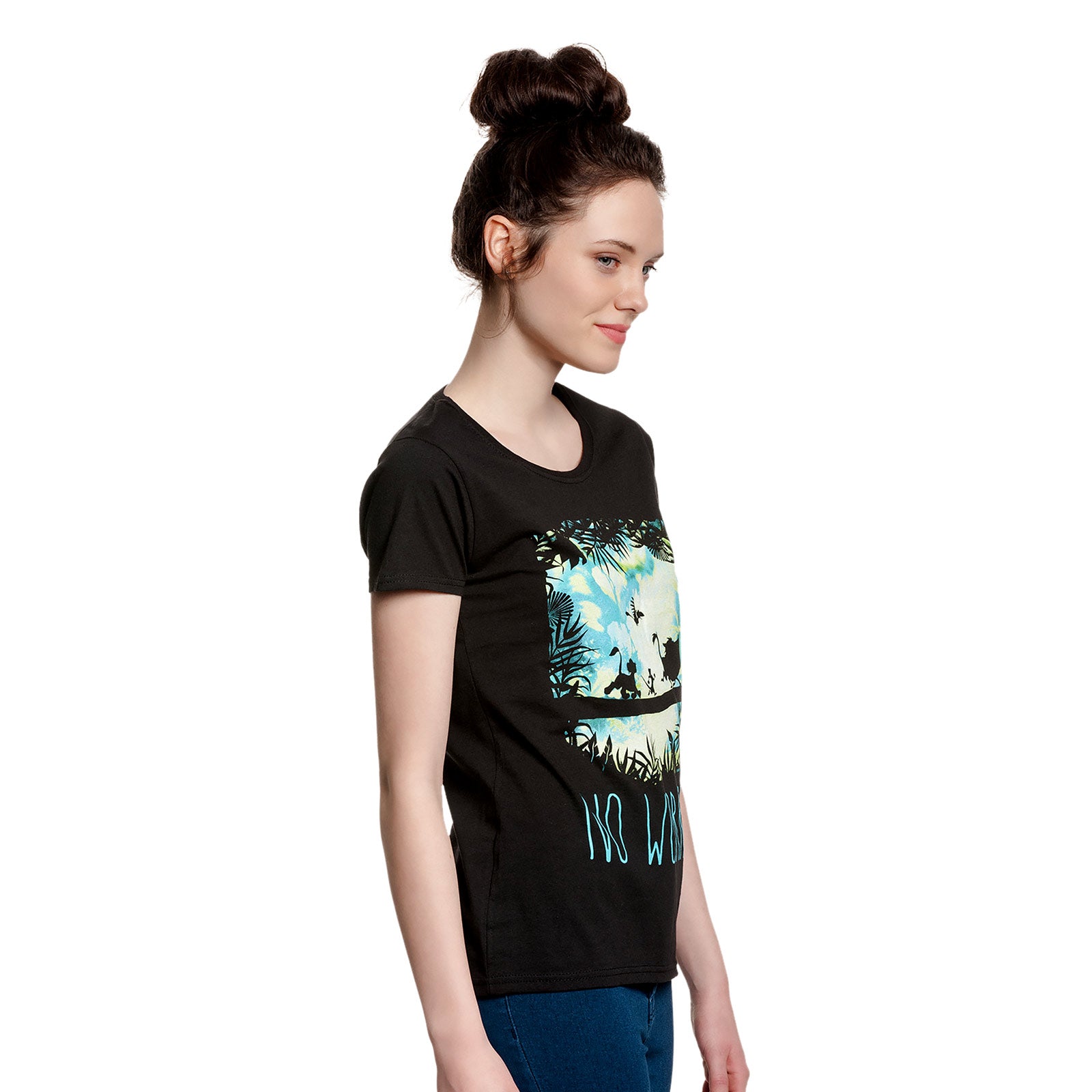Produktbild König der Löwen - No Worries T-Shirt Damen schwarz