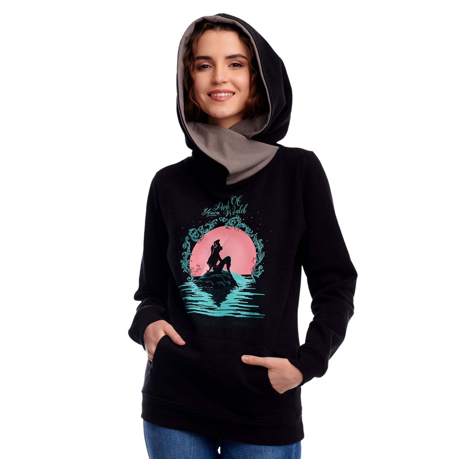 Produktbild Arielle - Part of Your World Hoodie Damen schwarz