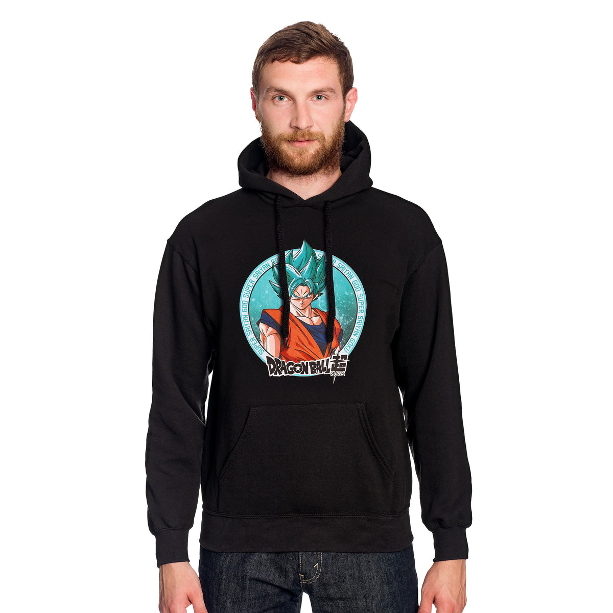 Produktbild Dragon Ball Super - Goku Super Saiyan Blue Hoodie schwarz