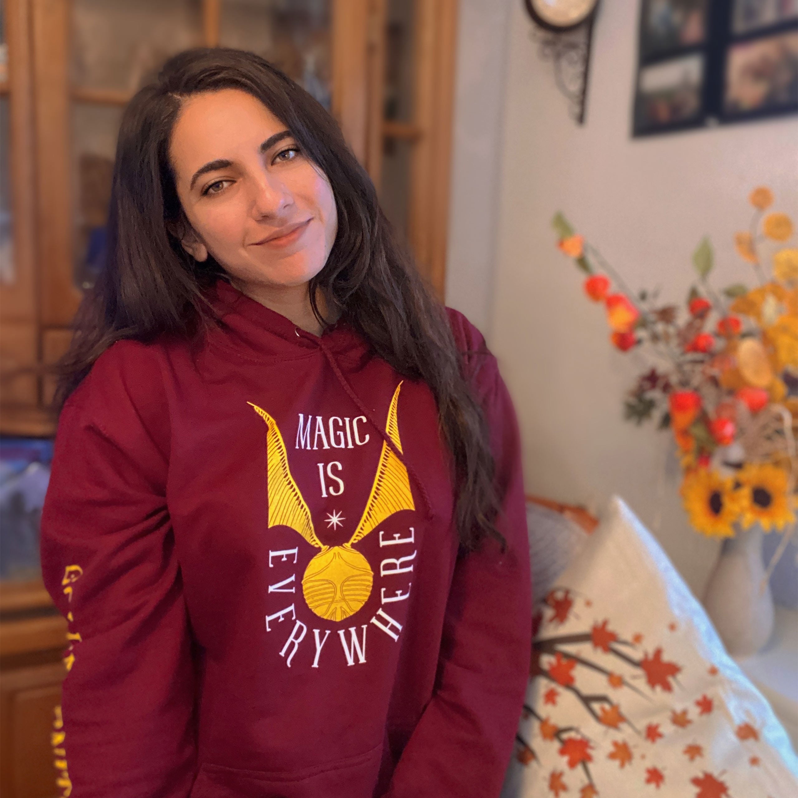 Produktbild Harry Potter - Goldener Schnatz Hoodie rot