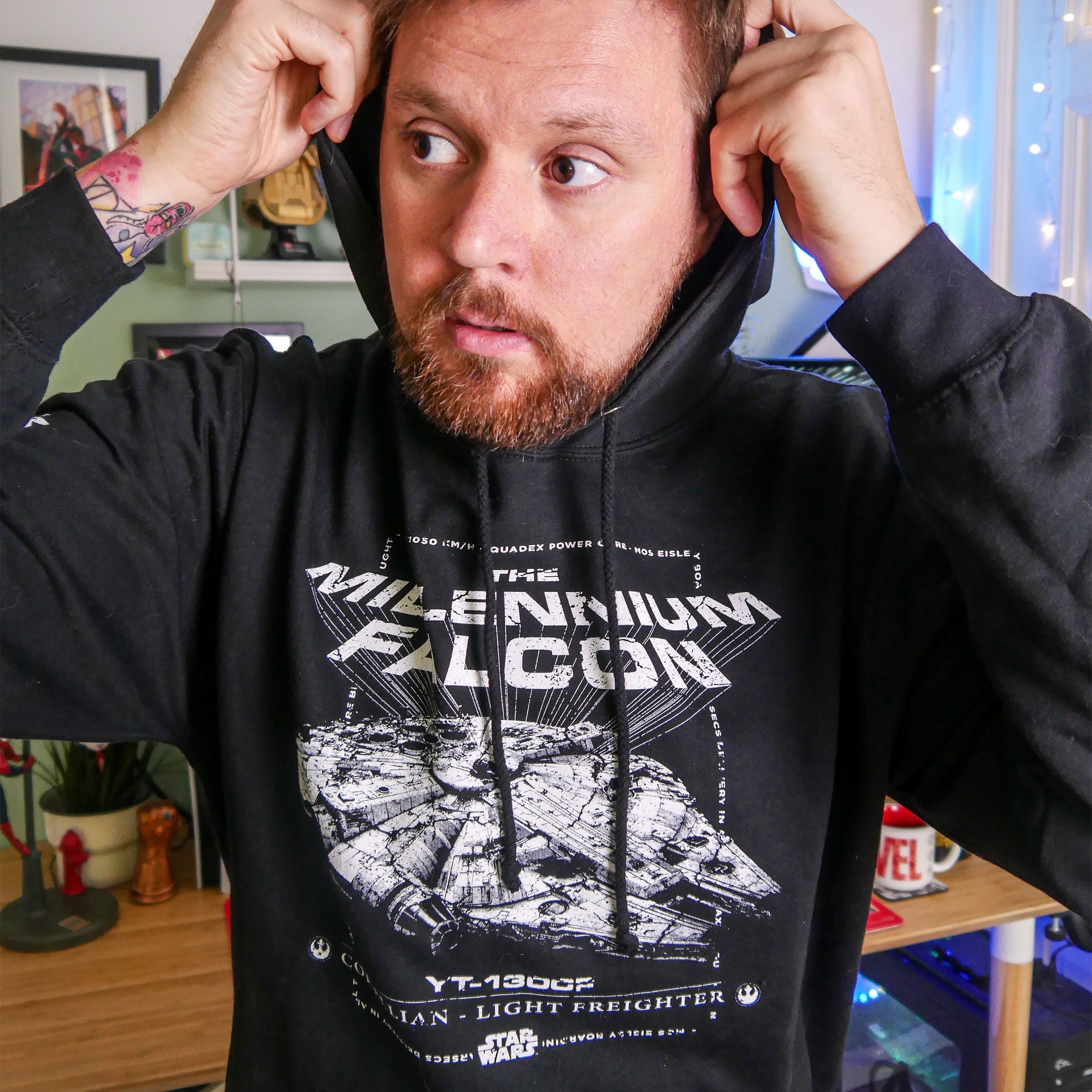 Produktbild Star Wars - Millennium Falcon Mos Eisley Boarding 94 Hoodie