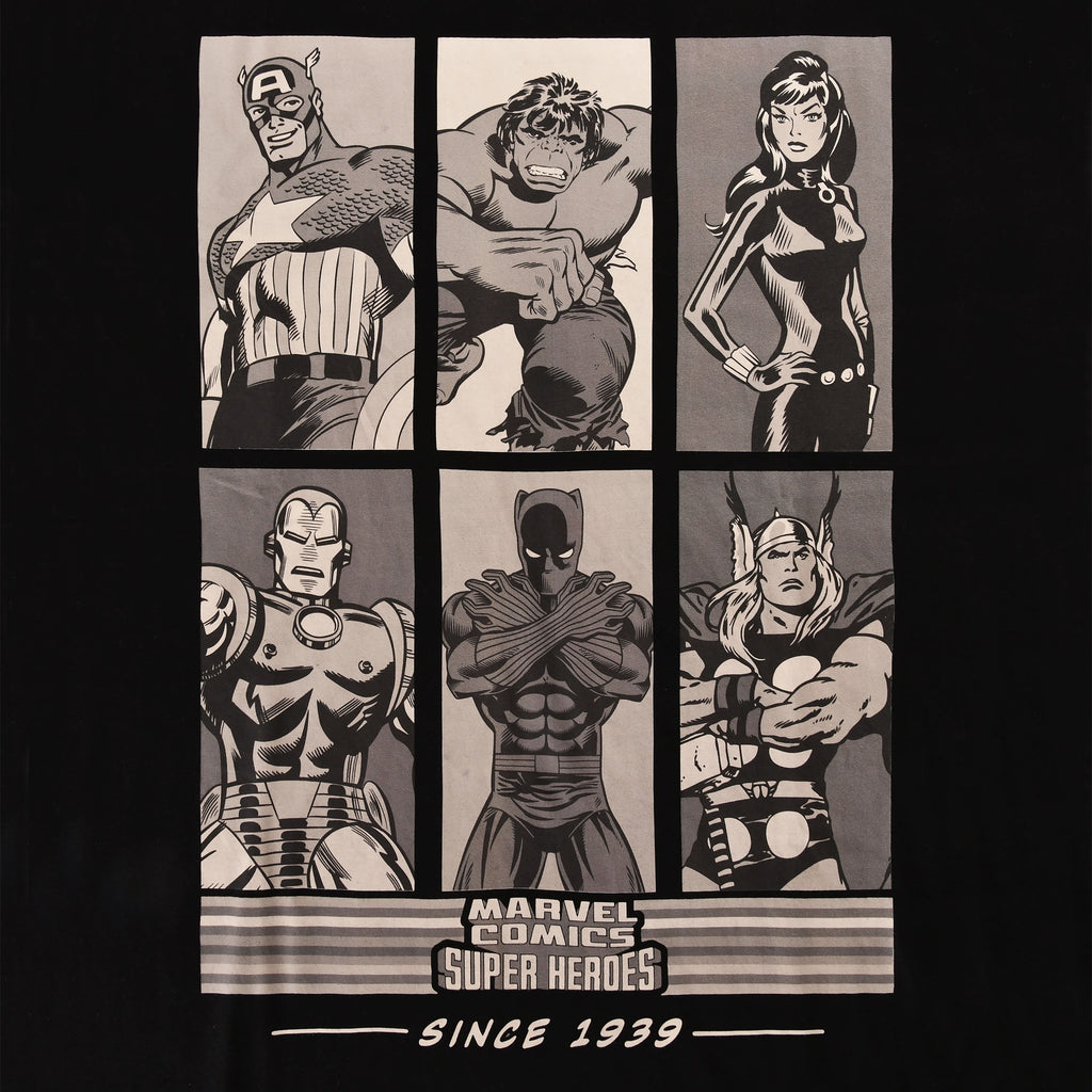 Produktbild Marvel Comics - Super Heroes Since 1939 Oversize T-Shirt schwarz
