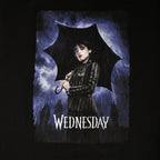 Produktbild Wednesday - Teaser Poster Oversize T-Shirt schwarz