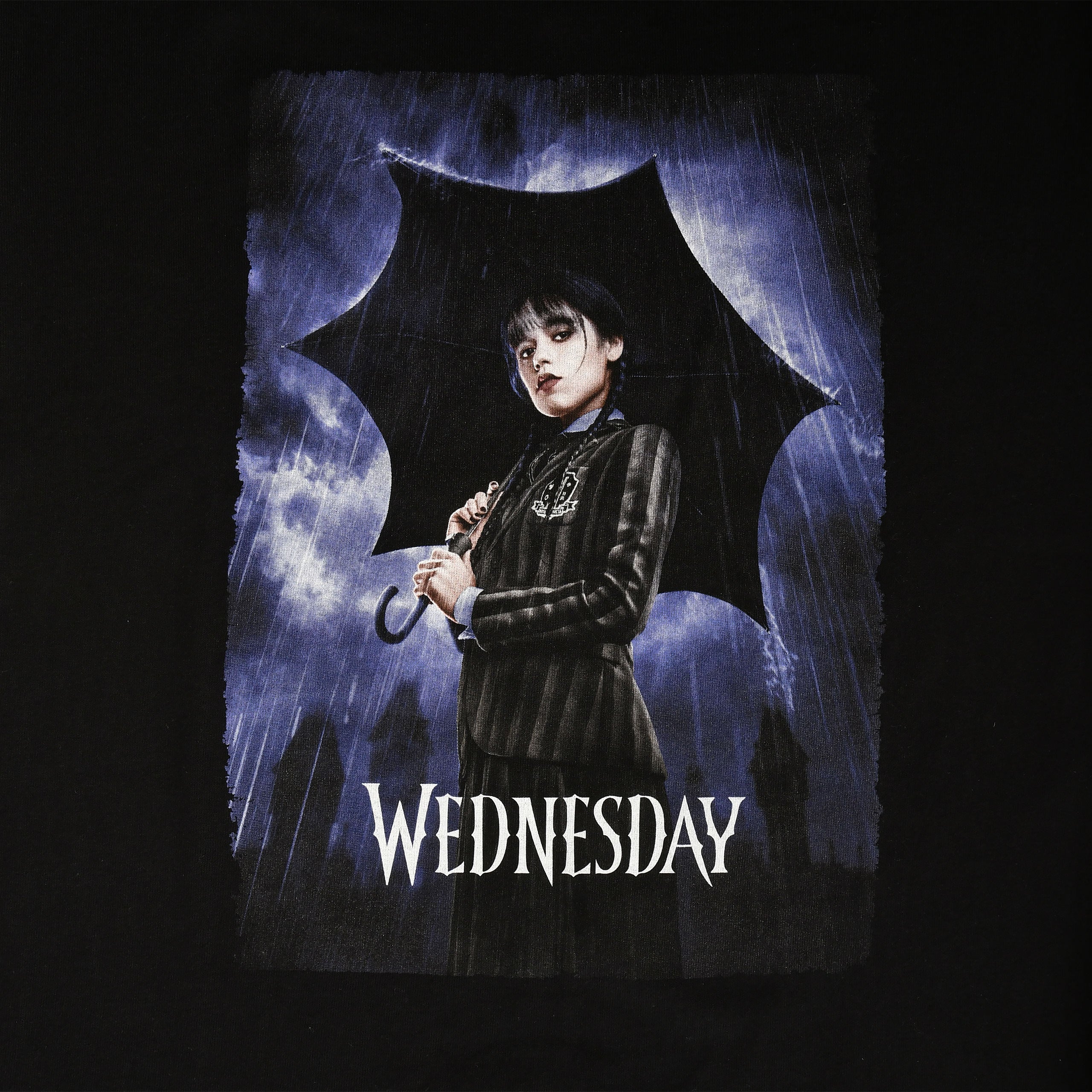 Produktbild Wednesday - Teaser Poster Oversize T-Shirt schwarz