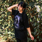 Produktbild Wednesday - Teaser Poster Oversize T-Shirt schwarz