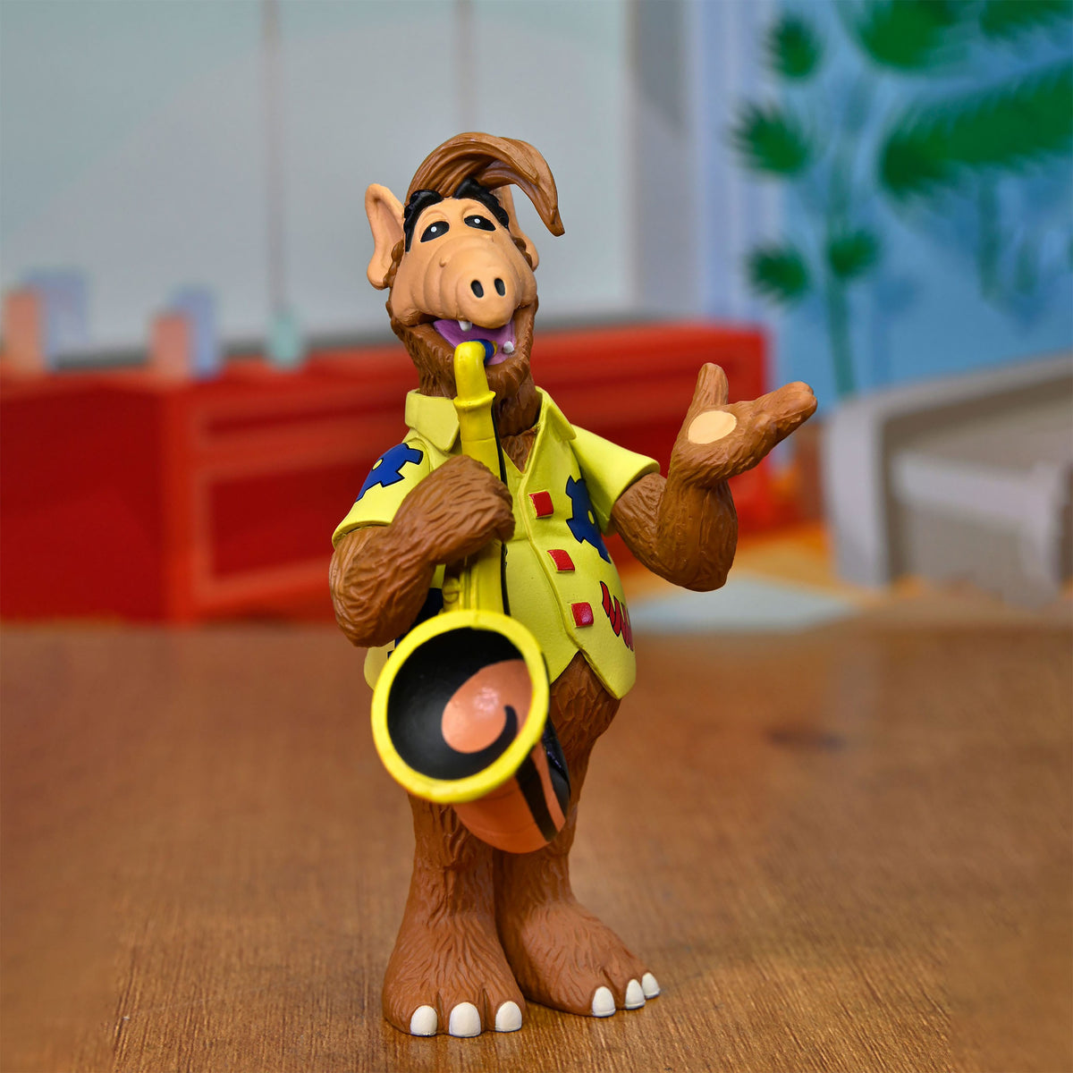 Produktbild Alf mit Saxophon Figur