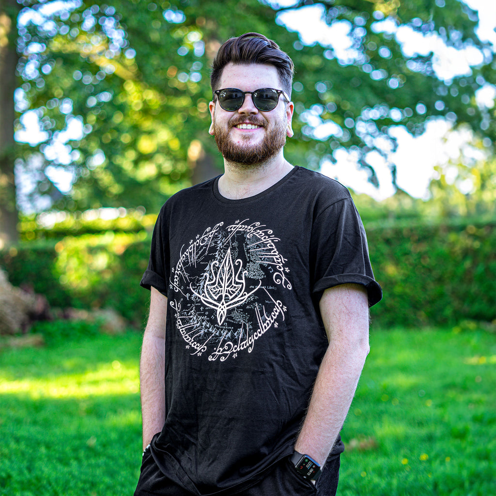 Produktbild Der Herr der Ringe - Elbenblatt T-Shirt schwarz