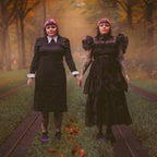 Produktbild Wednesday Addams Kostüm Kleid Damen schwarz