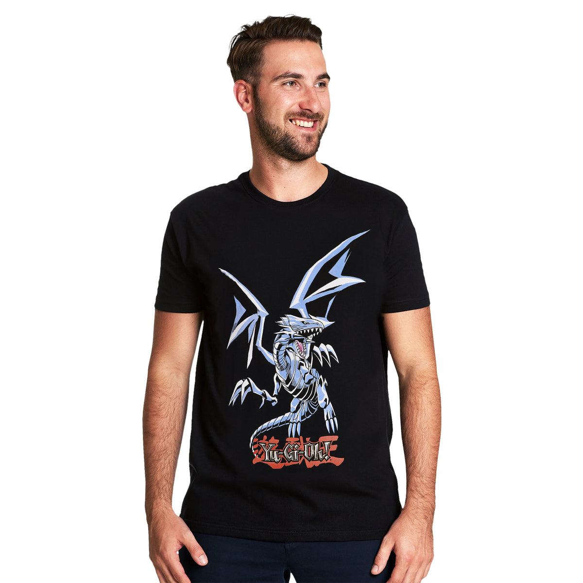 Produktbild Yu-Gi-Oh! - Blue-Eyes White Dragon T-Shirt schwarz