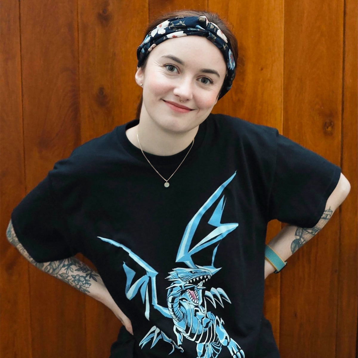 Produktbild Yu-Gi-Oh! - Blue-Eyes White Dragon T-Shirt schwarz