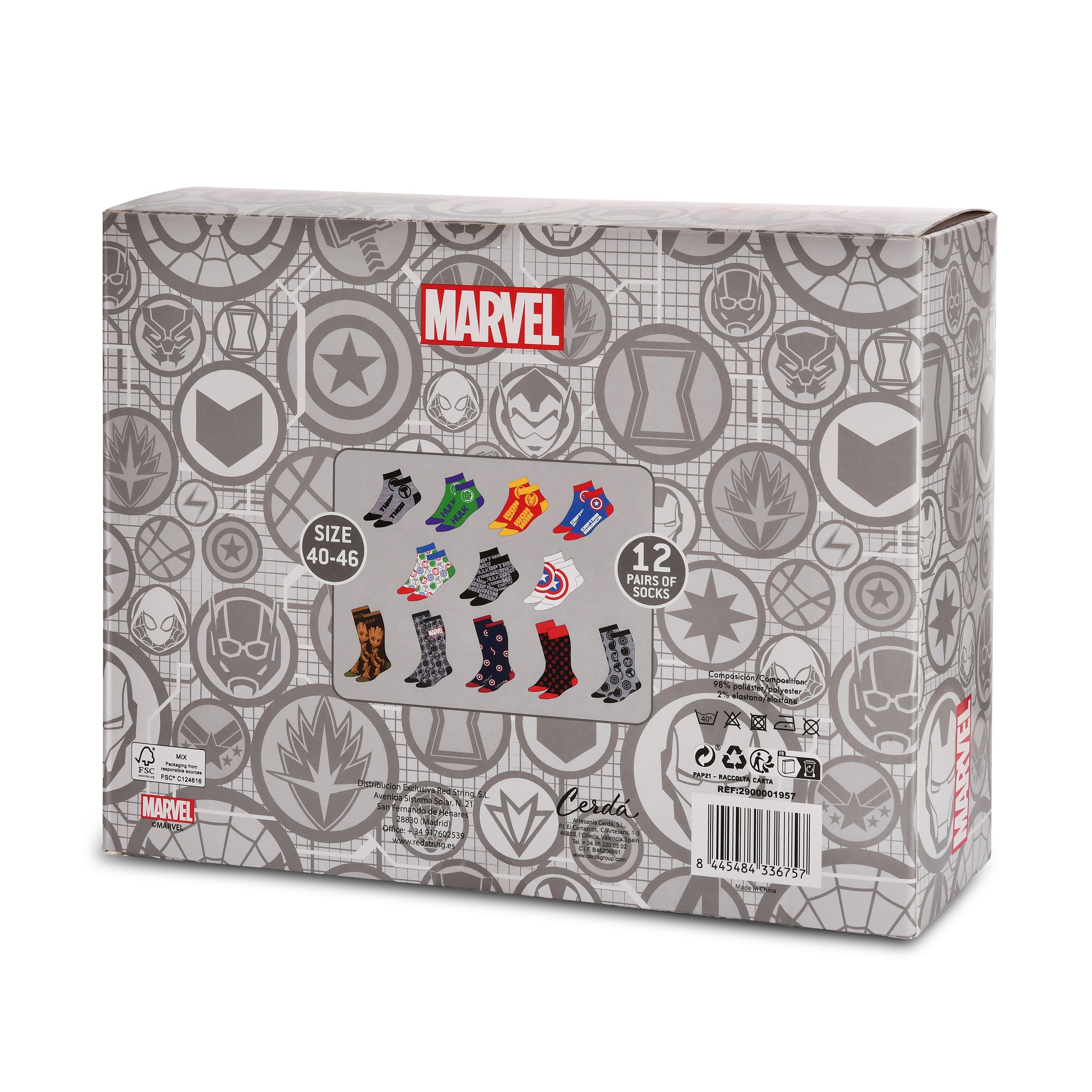 Product image Marvel - Heroes Socks Advent Calendar