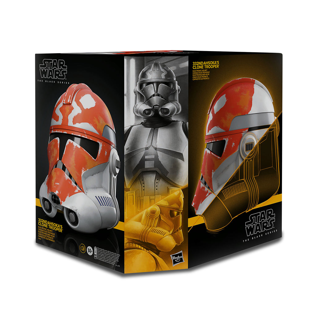 Produktbild Ahsoka Tano 332nd Clone Trooper Premium Helm Replik mit Stimmenverzerrer - Star Wars