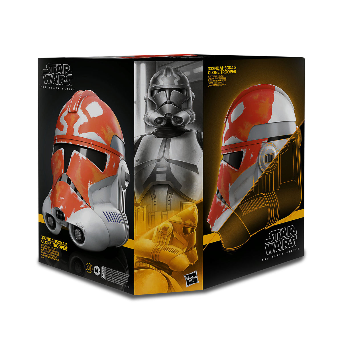 Produktbild Ahsoka Tano 332nd Clone Trooper Premium Helm Replik mit Stimmenverzerrer - Star Wars