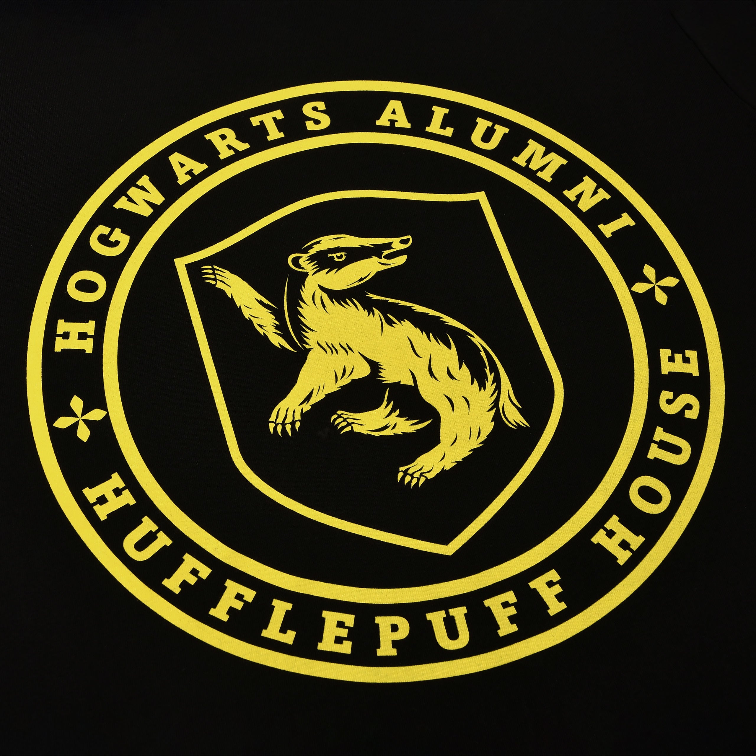 Produktbild Hufflepuff Hogwarts Alumni T-Shirt schwarz - Harry Potter