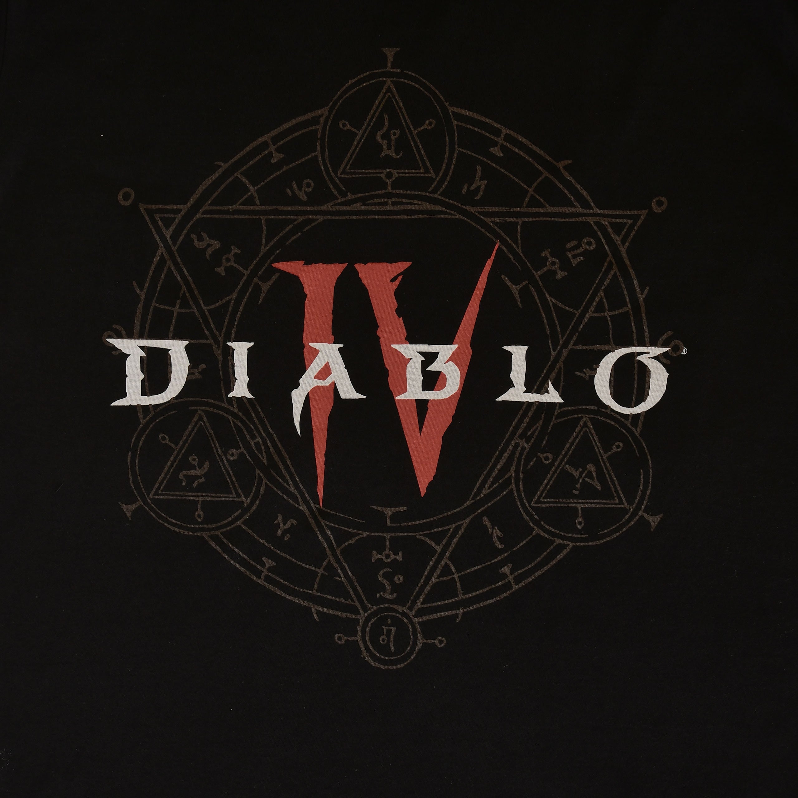 Produktbild Diablo IV - Hexagramm Logo T-Shirt schwarz