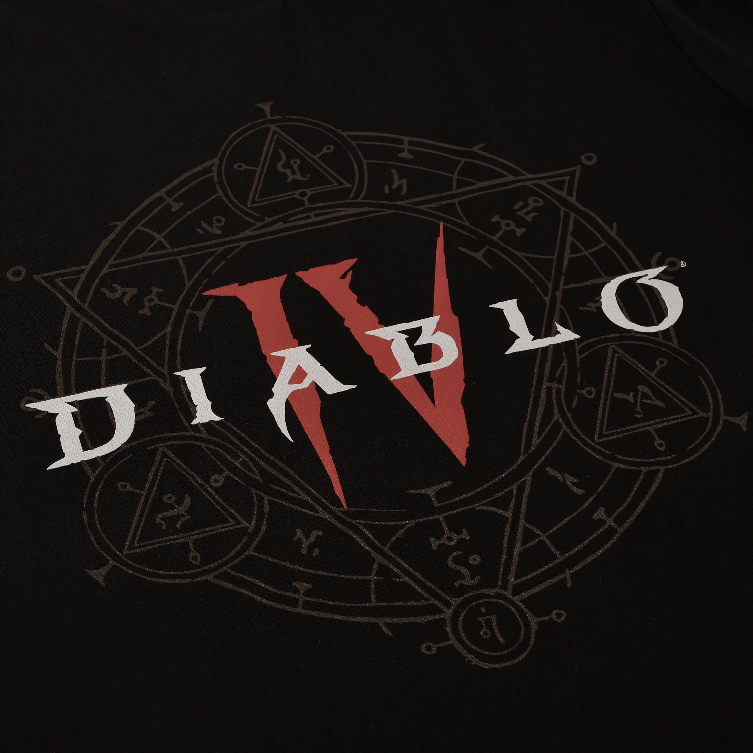 Produktbild Diablo IV - Hexagramm Logo T-Shirt schwarz