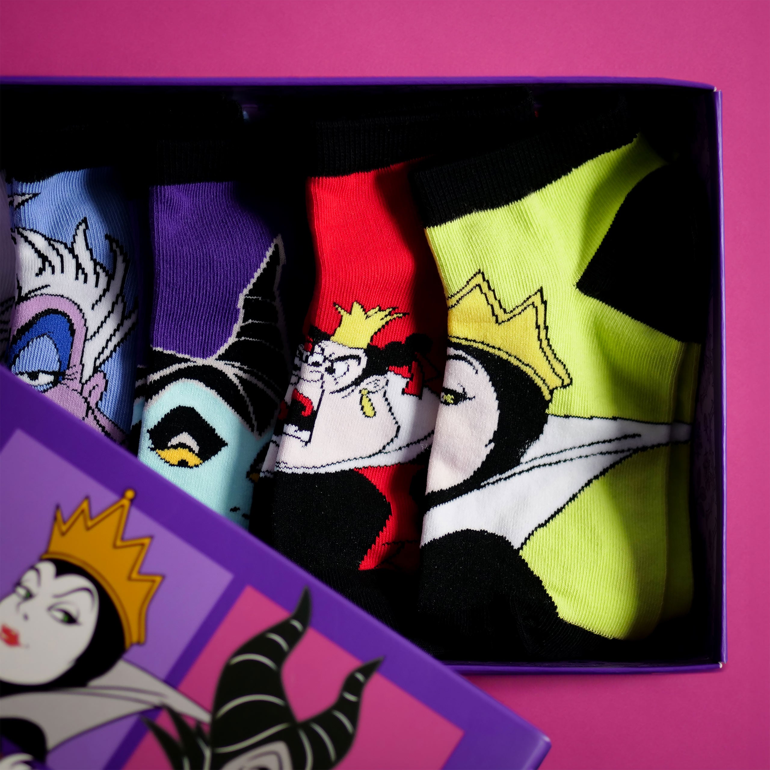 Produktbild Disney - Villains Bad Girls Sneaker Socken 5er Set