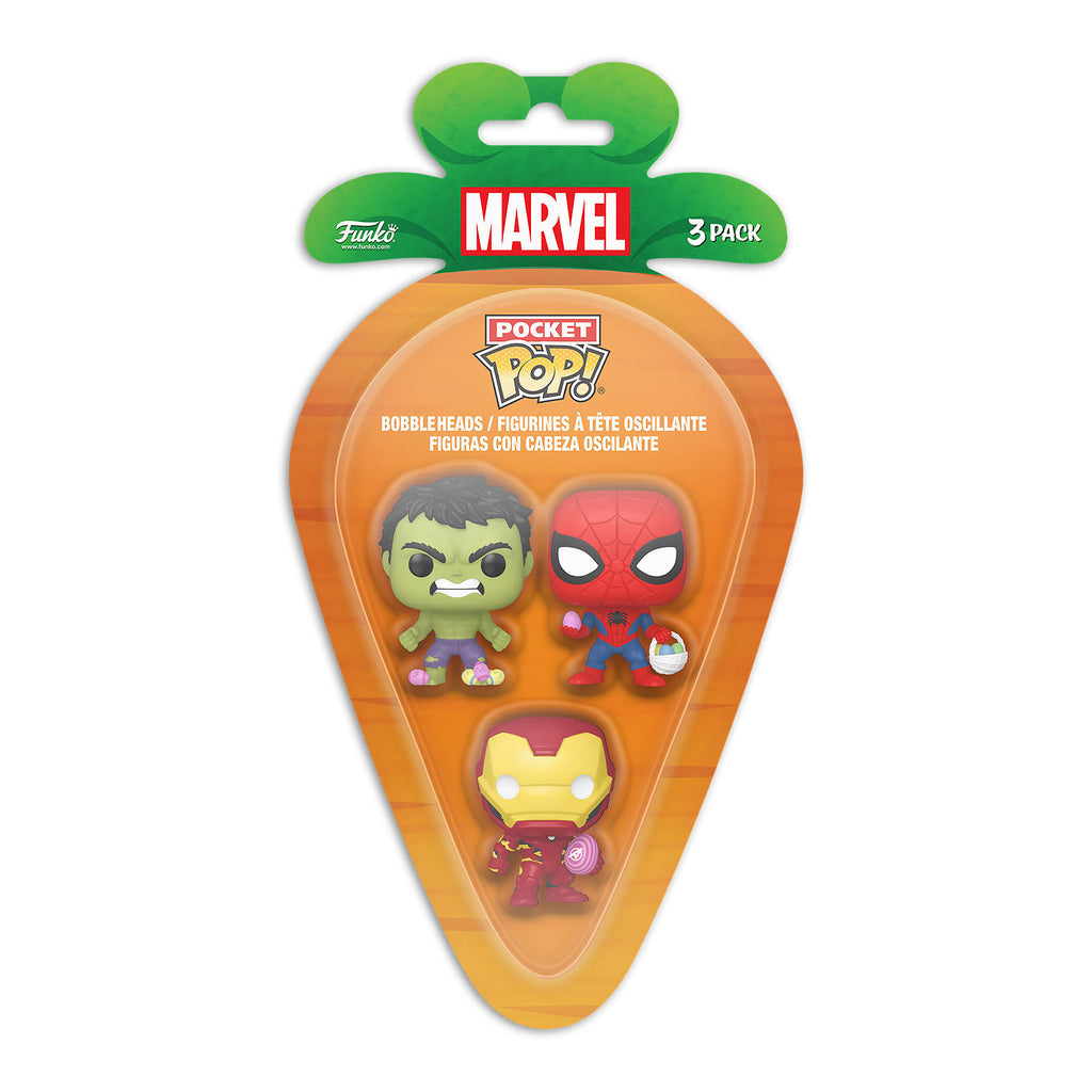Produktbild Marvel Funko Pocket Pop 3er Figuren Set Oster-Edition