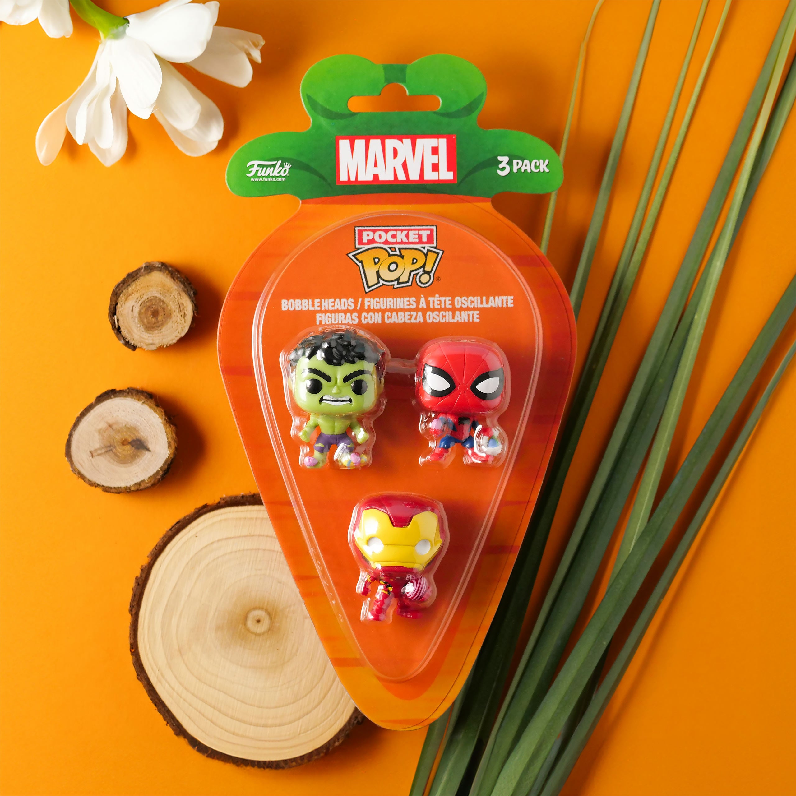 Produktbild Marvel Funko Pocket Pop 3er Figuren Set Oster-Edition