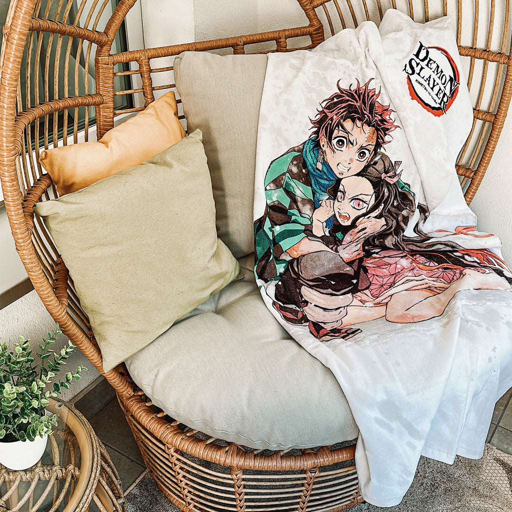 Produktbild Demon Slayer - Nezuko und Tanjiro Kamado Badetuch