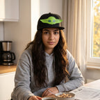 Produktbild Grogu Snapback Cap schwarz - Star Wars The Mandalorian