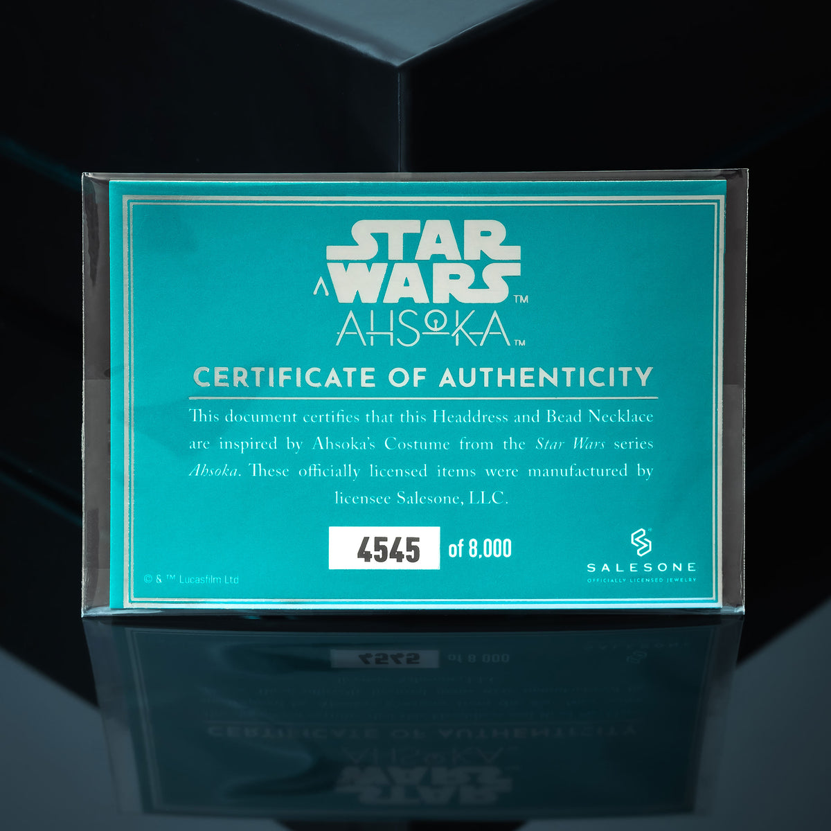 Produktbild Star Wars - Ahsoka Stirnband und Gürtelperlen Replik limitiert
