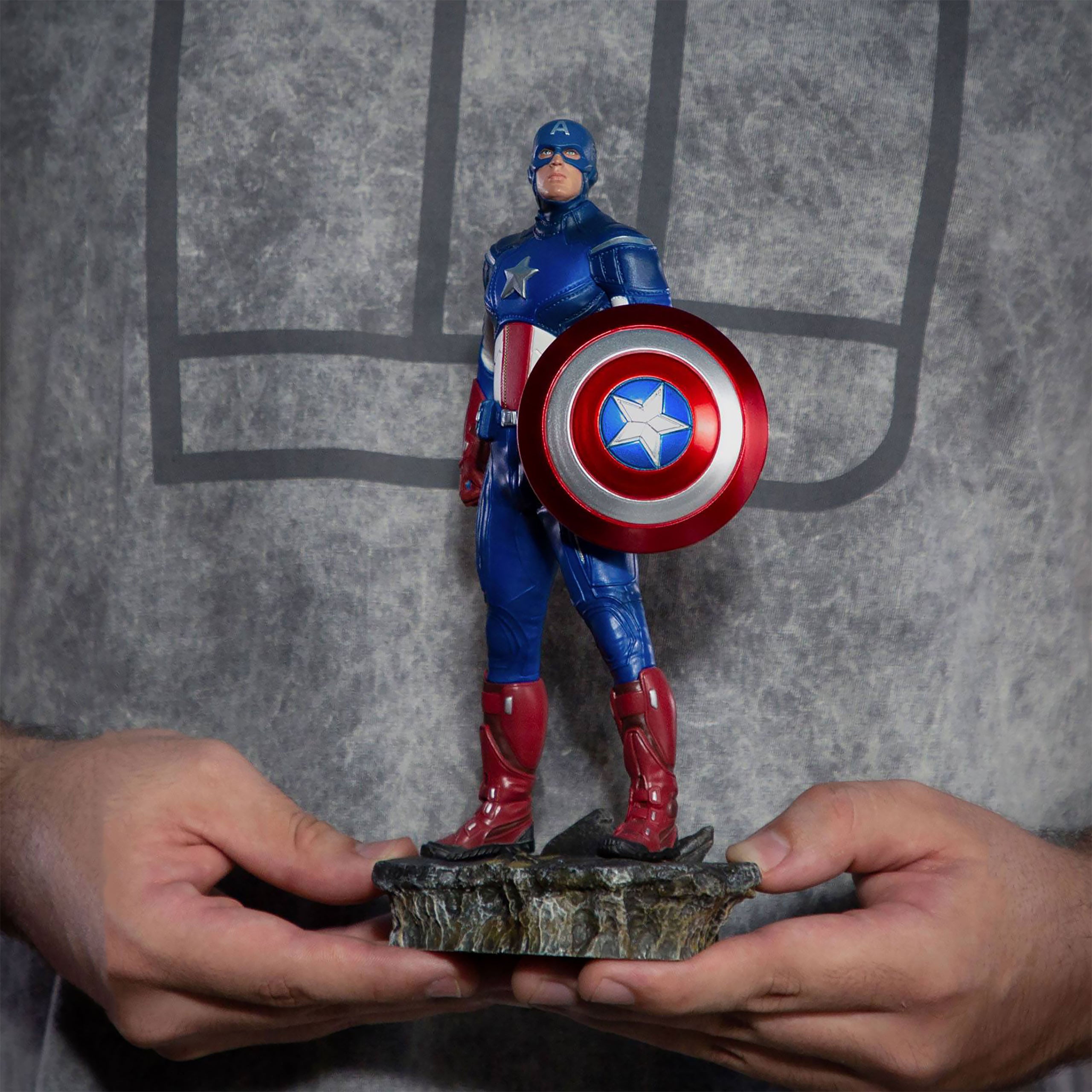 Produktbild Captain America - The Infinity Saga Battle of NY BDS Art Scale Statue 1:10