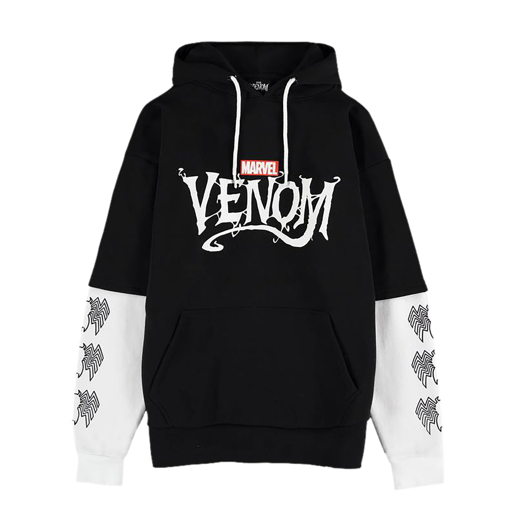 Produktbild Venom - Logo Hoodie schwarz-weiß