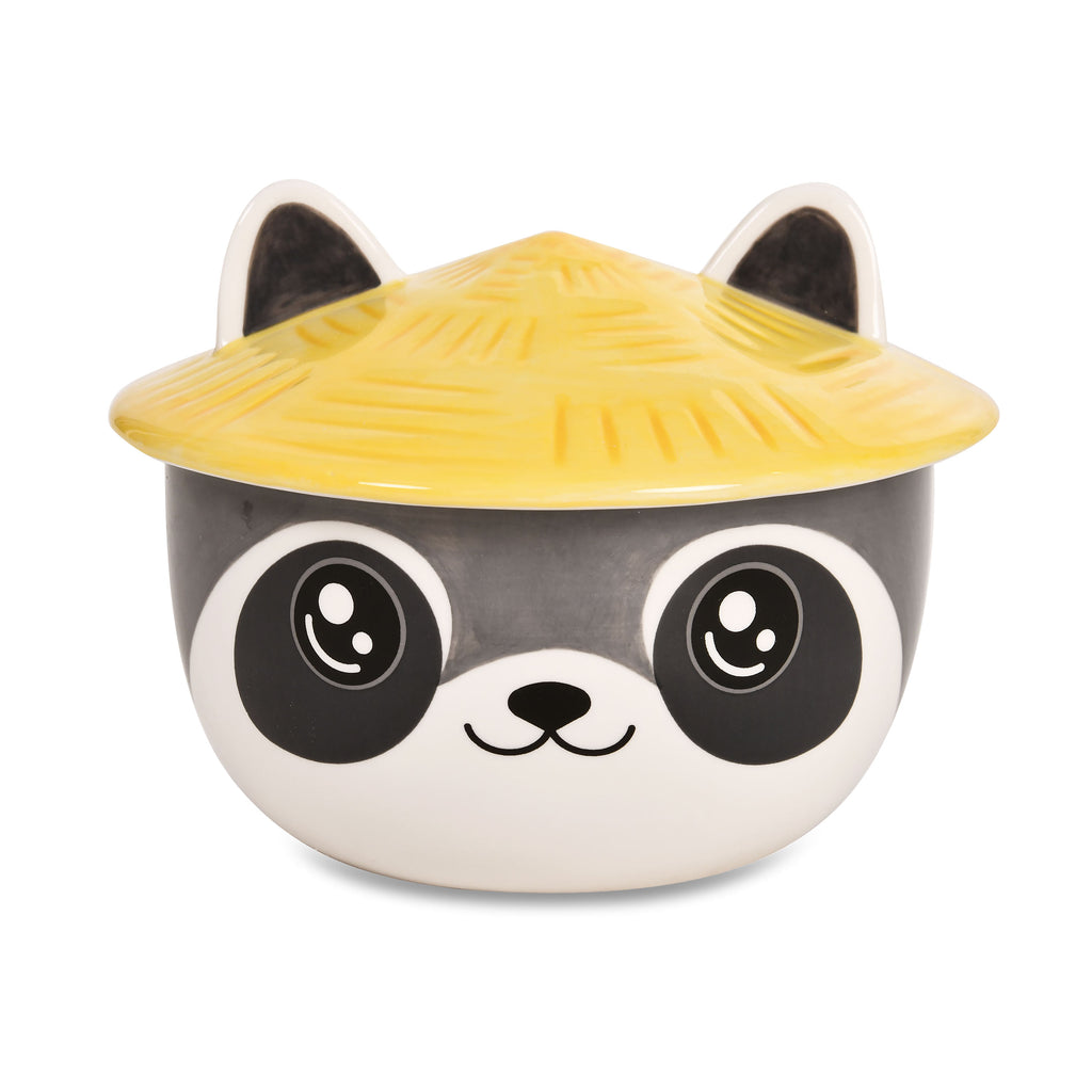 Produktbild Waschbär Kawaii Schale mit Deckel für Anime Fans
