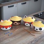Produktbild Otter Kawaii Schale mit Deckel für Anime Fans