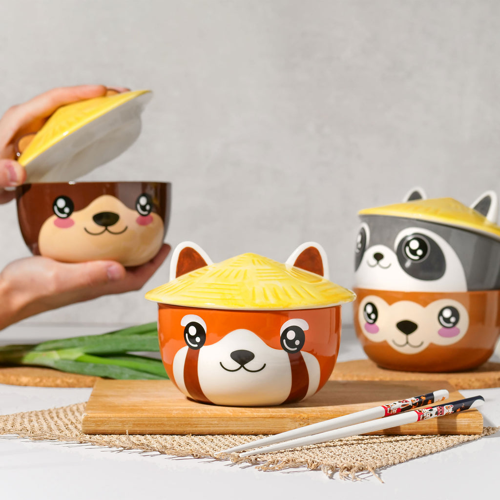 Produktbild Otter Kawaii Schale mit Deckel für Anime Fans