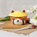 Produktbild Roter Panda Kawaii Schale mit Deckel für Anime Fans